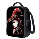 Halloween Vampire Girl Print Crossbody Lunch Bag