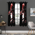 Halloween Vampire Girl Print Grommet Curtain Panels