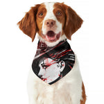 Halloween Vampire Girl Print Dog Bandana