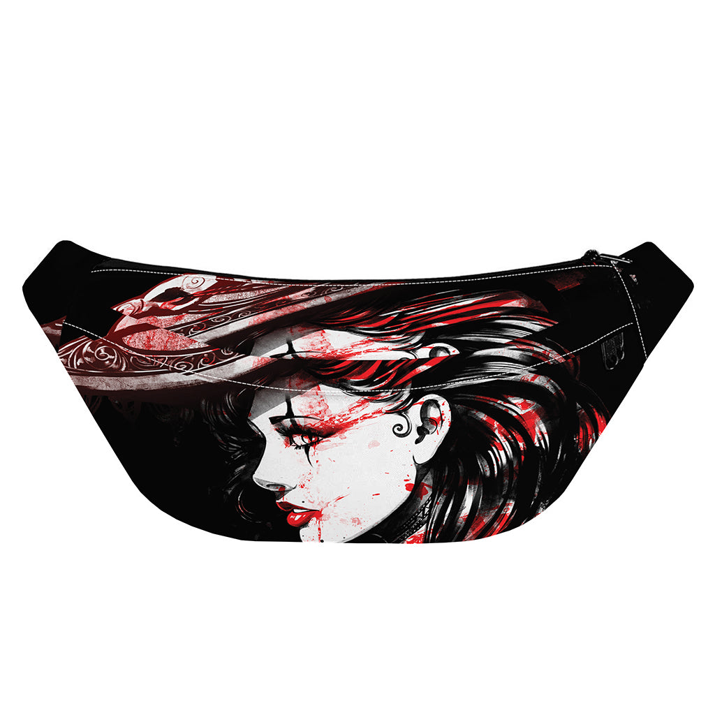 Halloween Vampire Girl Print Fanny Pack