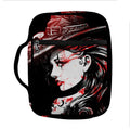Halloween Vampire Girl Print Front Pocket Bible Bag