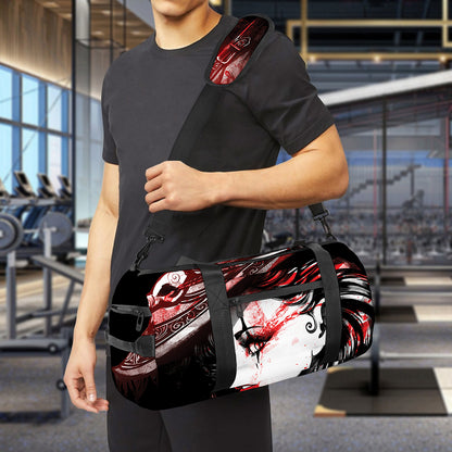 Halloween Vampire Girl Print Gym Bag