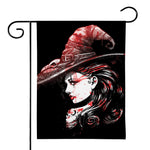 Halloween Vampire Girl Print House Flag