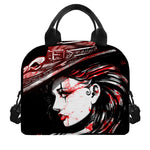 Halloween Vampire Girl Print Insulated Lunch Bag