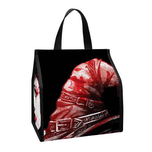 Halloween Vampire Girl Print Insulated Lunch Tote
