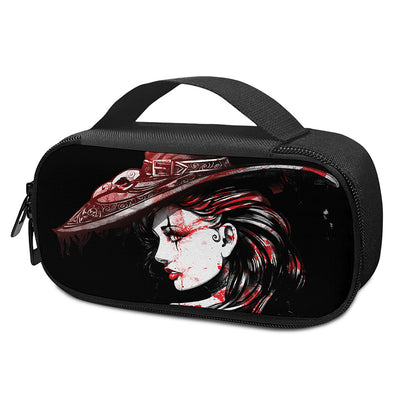 Halloween Vampire Girl Print Insulin Cooler Travel Case