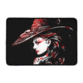 Halloween Vampire Girl Print Kitchen Mat