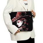Halloween Vampire Girl Print Laptop Sleeve