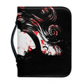 Halloween Vampire Girl Print Leather Bible Cover
