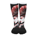 Halloween Vampire Girl Print Long Socks
