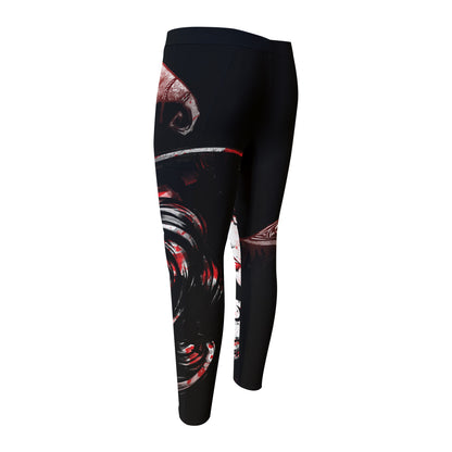 Halloween Vampire Girl Print Men's Compression Pants