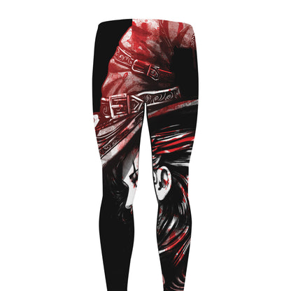 Halloween Vampire Girl Print Men's leggings