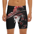 Halloween Vampire Girl Print Men's Long Boxer Briefs