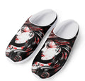 Halloween Vampire Girl Print Mesh Casual Shoes