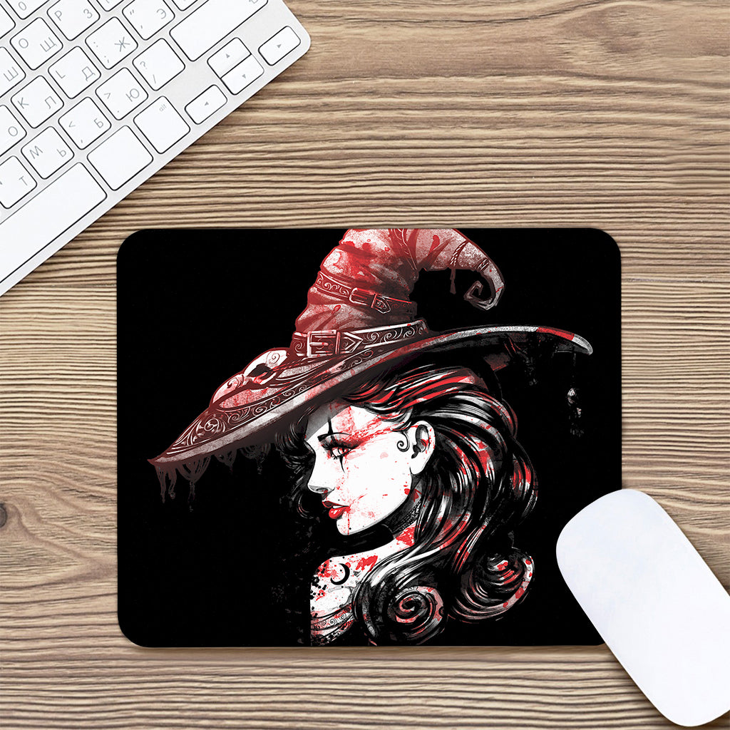 Halloween Vampire Girl Print Mouse Pad
