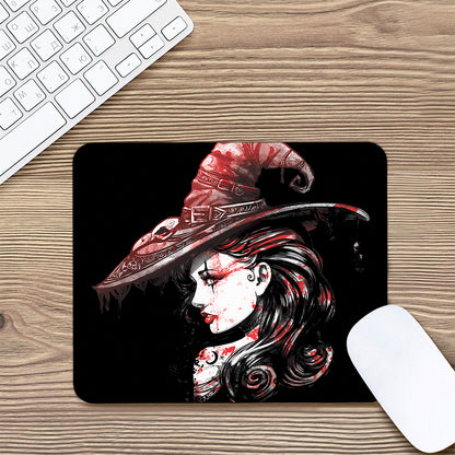 Halloween Vampire Girl Print Mouse Pad