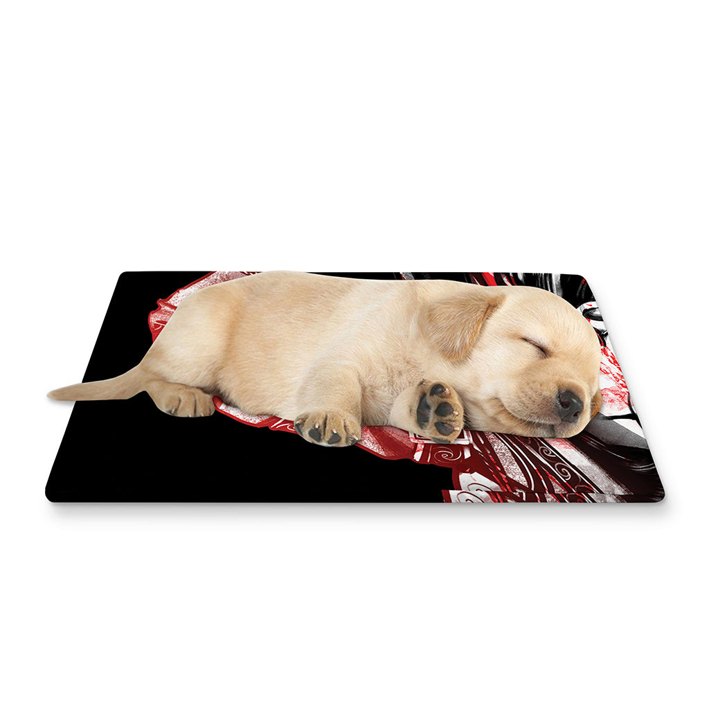 Halloween Vampire Girl Print Pet Cooling Mat Cover