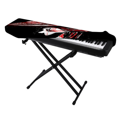 Halloween Vampire Girl Print Piano Keyboard Cover