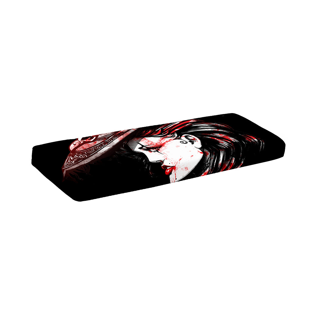 Halloween Vampire Girl Print Piano Keyboard Cover