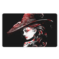 Halloween Vampire Girl Print Polyester Doormat