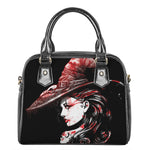 Halloween Vampire Girl Print Shoulder Handbag