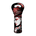 Halloween Vampire Girl Print Single Neoprene Wine Tote
