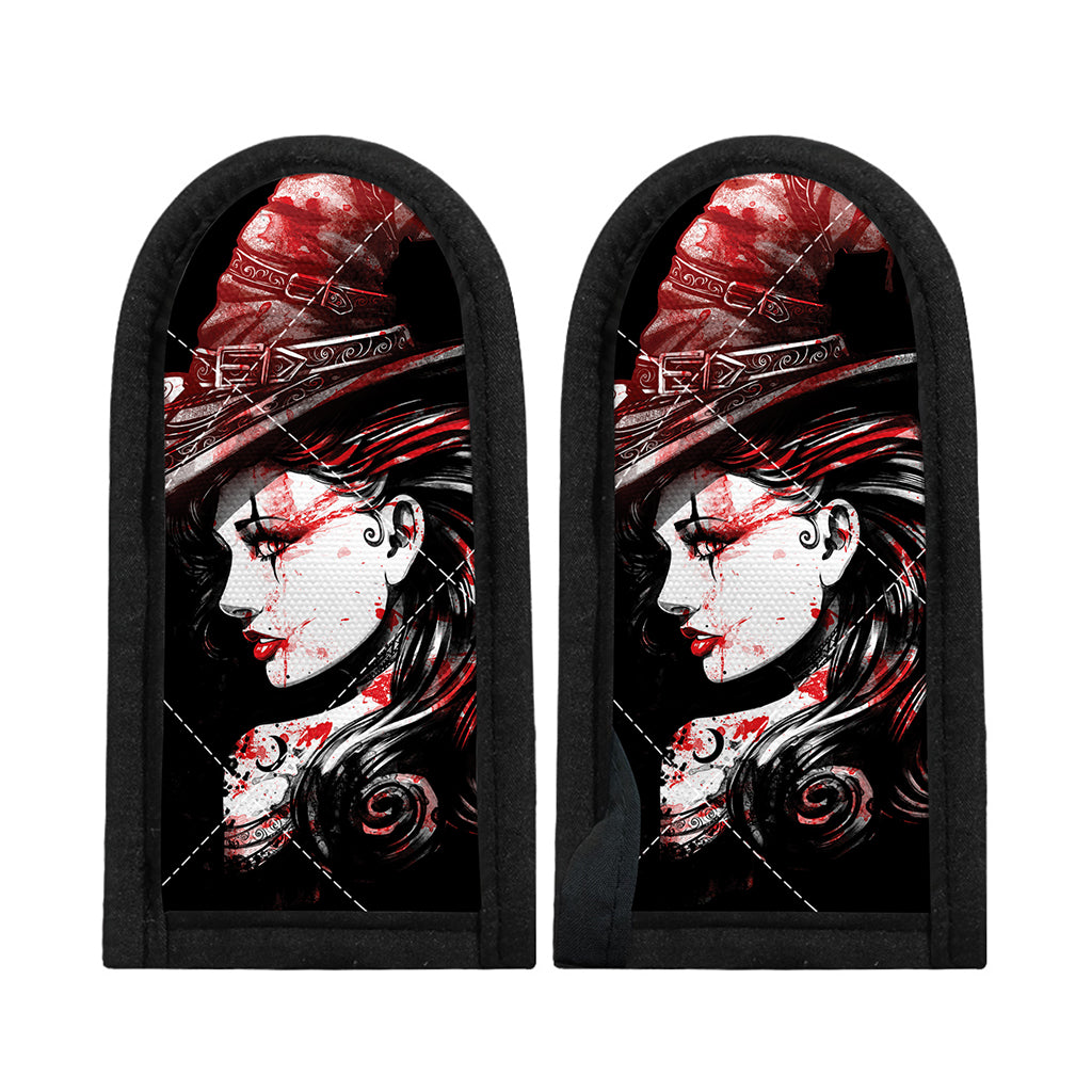 Halloween Vampire Girl Print Skillet Handle Cover
