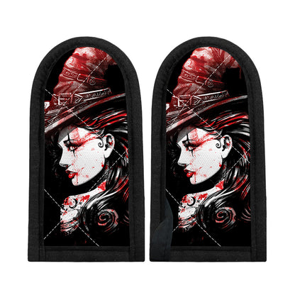 Halloween Vampire Girl Print Skillet Handle Cover