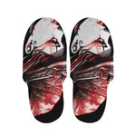Halloween Vampire Girl Print Slippers