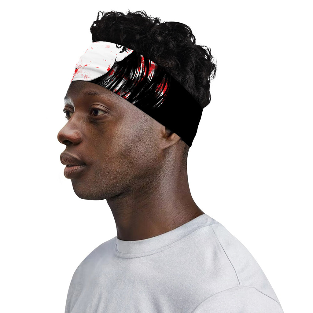 Halloween Vampire Girl Print Sports Headband