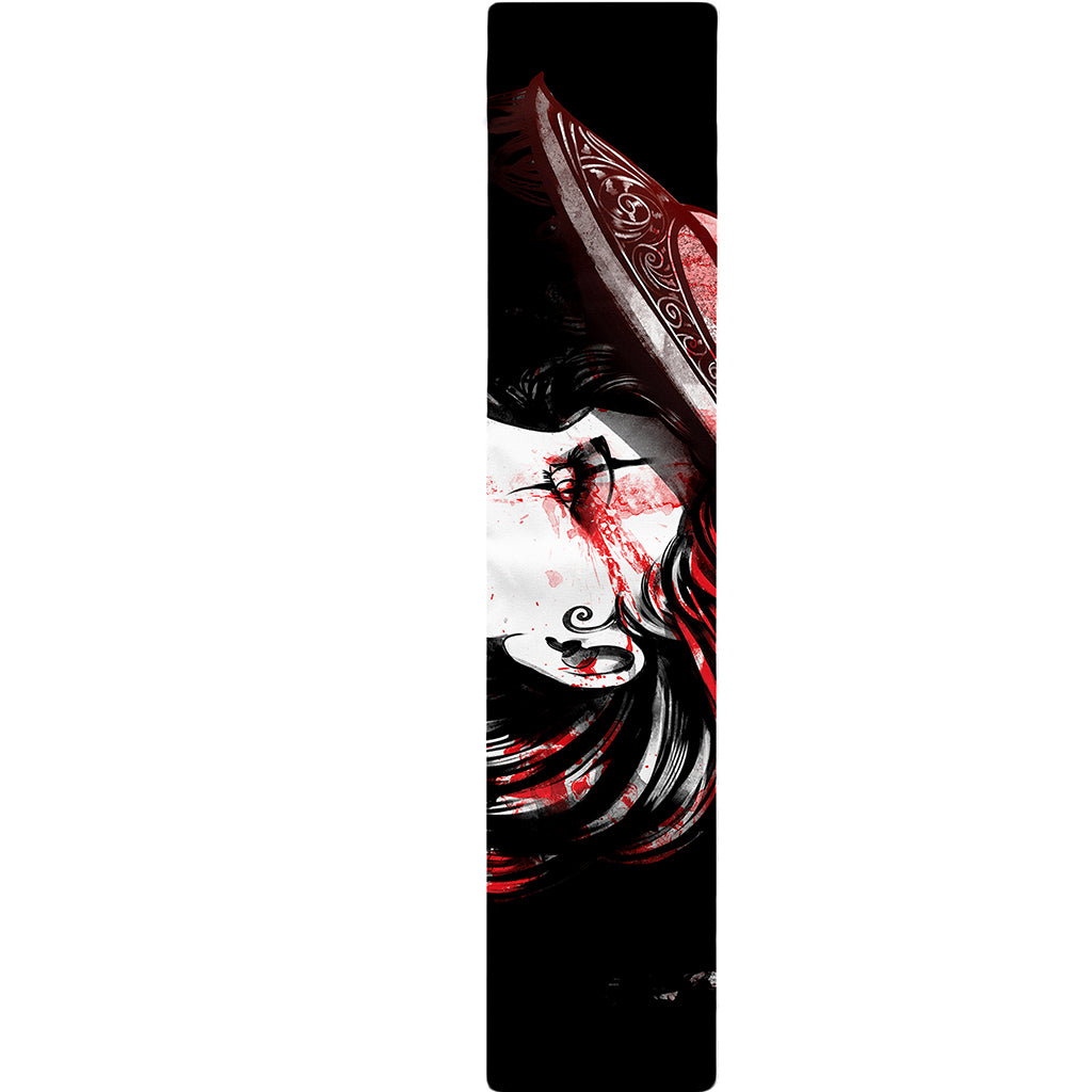 Halloween Vampire Girl Print Table Runner