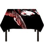 Halloween Vampire Girl Print Tablecloth