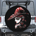 Halloween Vampire Girl Print Tire Cover With Camera Hole