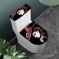 Halloween Vampire Girl Print Toilet Lid And Tank Cover Set