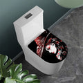 Halloween Vampire Girl Print Toilet Lid Cover