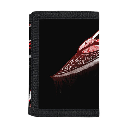 Halloween Vampire Girl Print Trifold Wallet