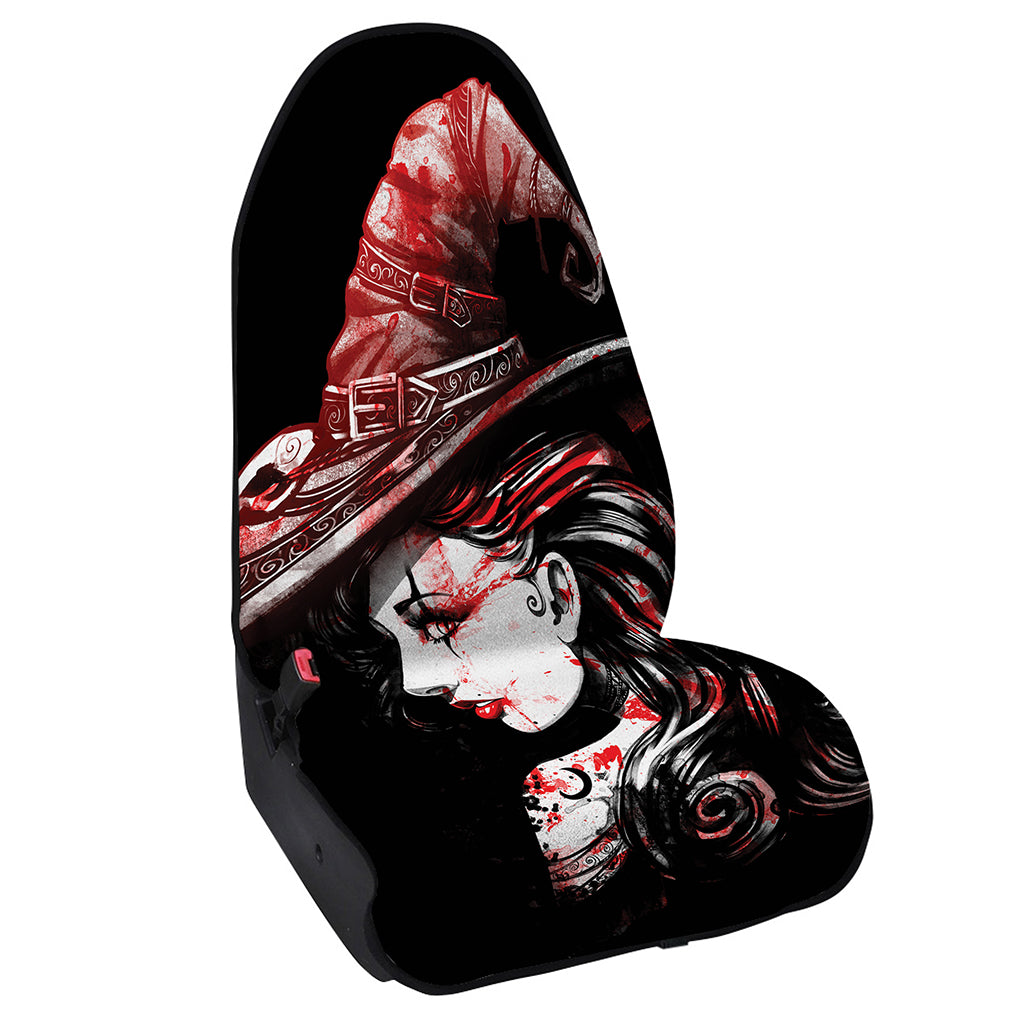 Halloween Vampire Girl Print Waterproof Car Seat Cover