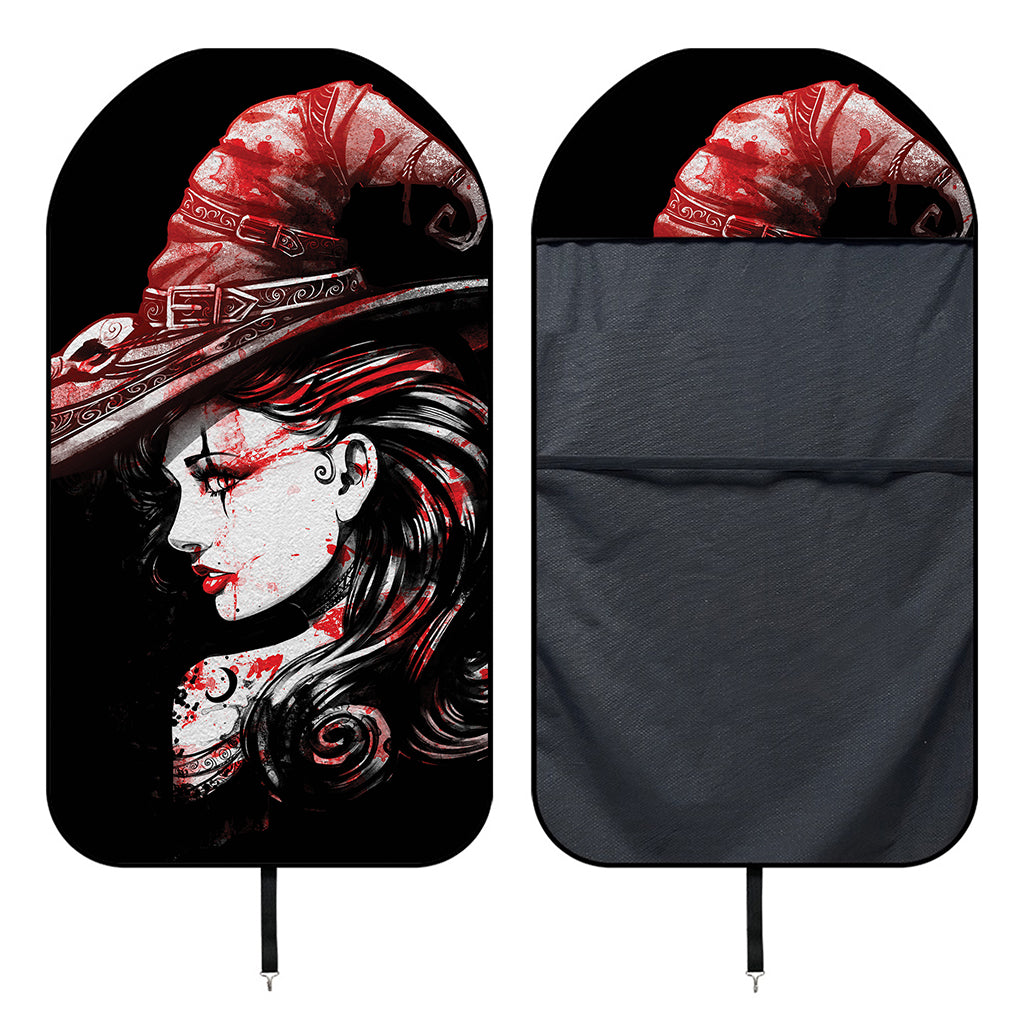 Halloween Vampire Girl Print Waterproof Car Seat Cover