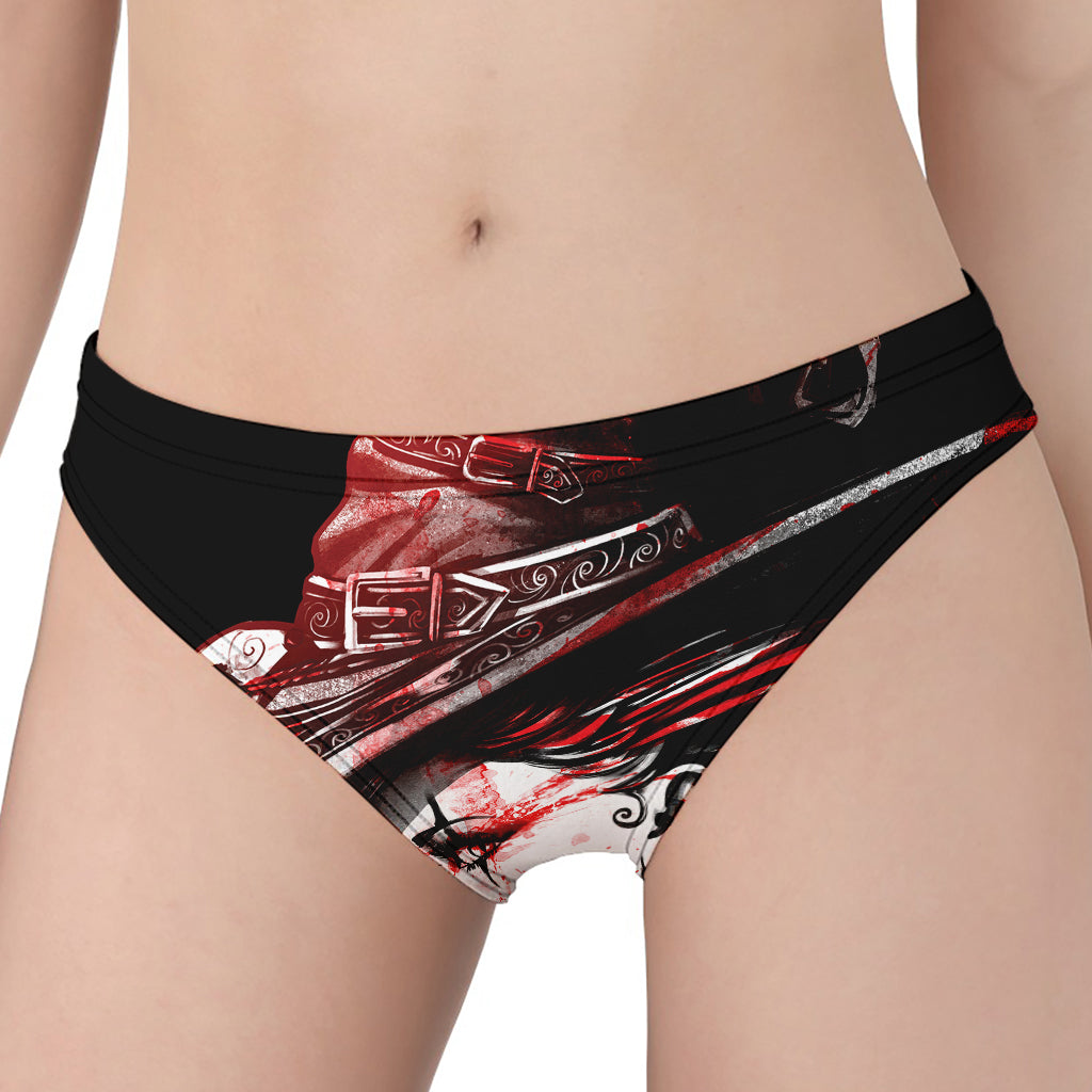 Halloween Vampire Girl Print Women's Panties