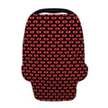 Halloween Vampire Lips Pattern Print Baby Seat Cover