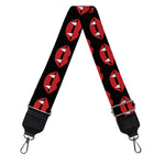 Halloween Vampire Lips Pattern Print Bag Strap