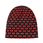 Halloween Vampire Lips Pattern Print Beanie