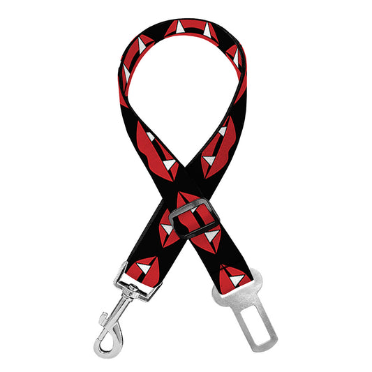 Halloween Vampire Lips Pattern Print Dog Seat Belt