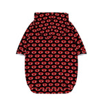 Halloween Vampire Lips Pattern Print Dog Zip Up Hoodie