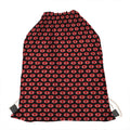Halloween Vampire Lips Pattern Print Drawstring Bag