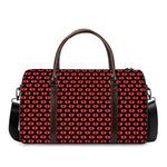 Halloween Vampire Lips Pattern Print Duffle Bag