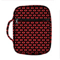 Halloween Vampire Lips Pattern Print Front Pocket Bible Bag