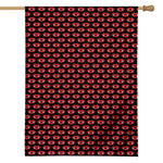 Halloween Vampire Lips Pattern Print House Flag