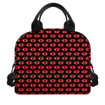 Halloween Vampire Lips Pattern Print Insulated Lunch Bag