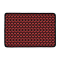 Halloween Vampire Lips Pattern Print Kitchen Mat